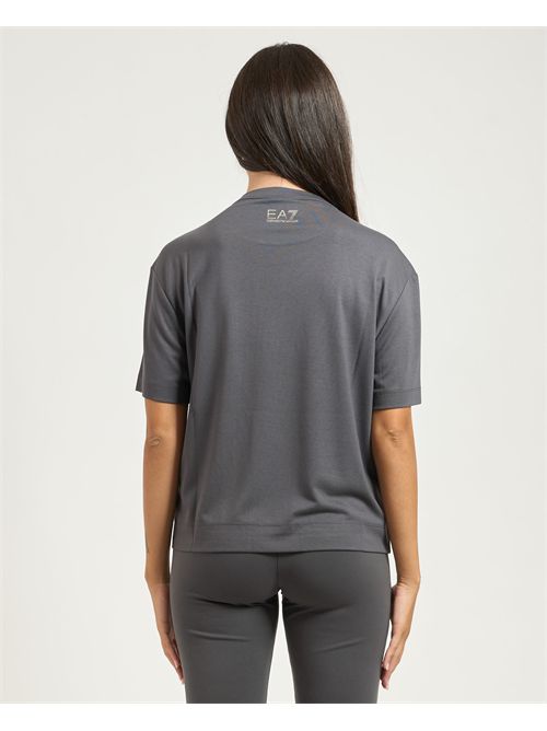 T-shirt donna EA7 con dettaglio strass EMPORIO ARMANI EA7 | 7W000442-AF13919U8117